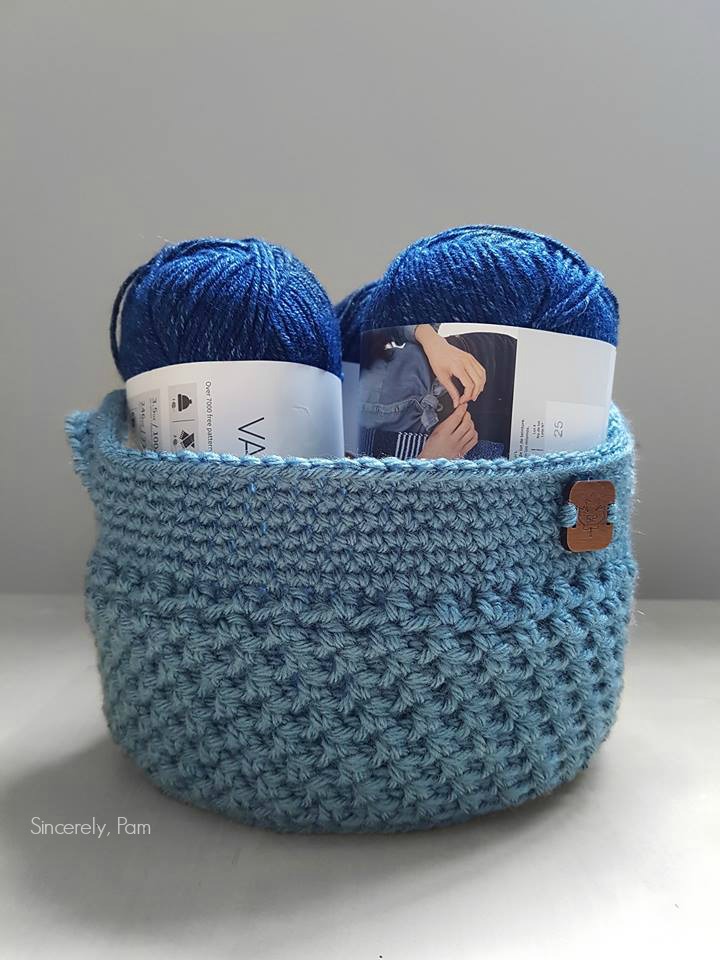 Lansdowne Basket crochet along pattern