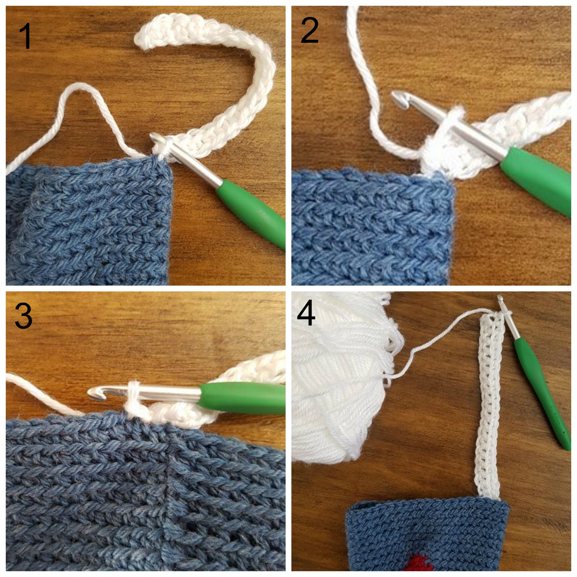 Stocking Cuff photo tutorial