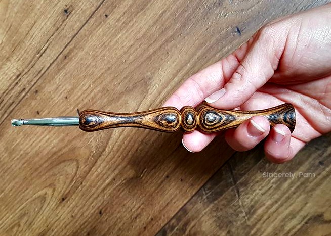 custom bocote hook by Ashley Leither Designs