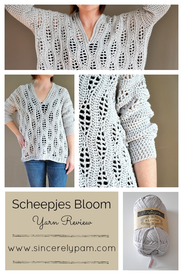 Scheepjes Bloom Yarn Review by Sincerely, Pam