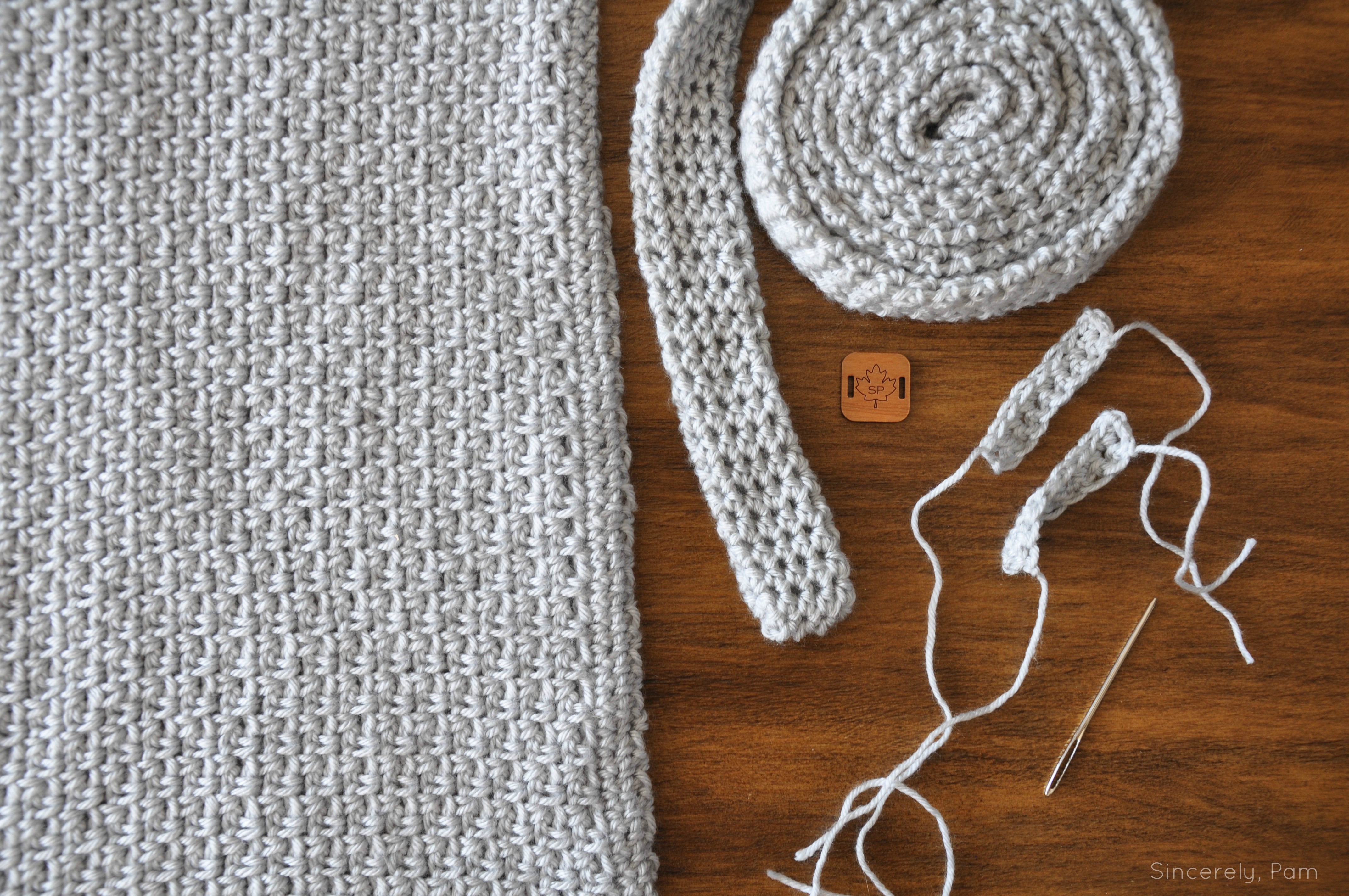 Crocheted Belt Loops, Tutorial