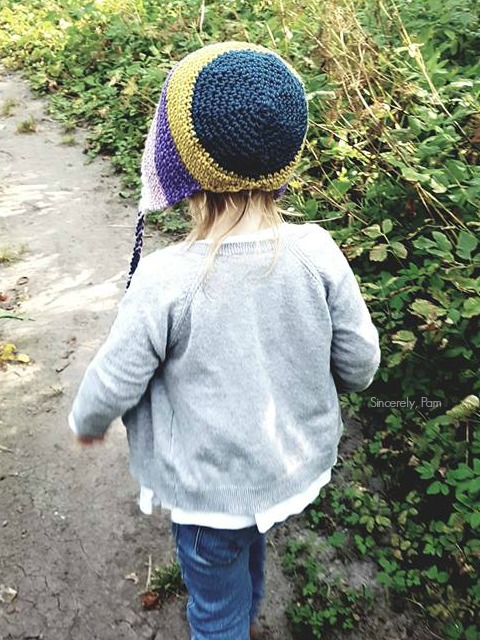 Easy Peasy Bonnet crochet Pattern by Sincerely, Pam