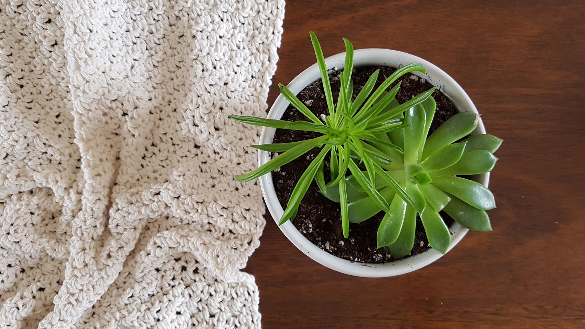 tea towel crochet pattern by Sincerely Pam