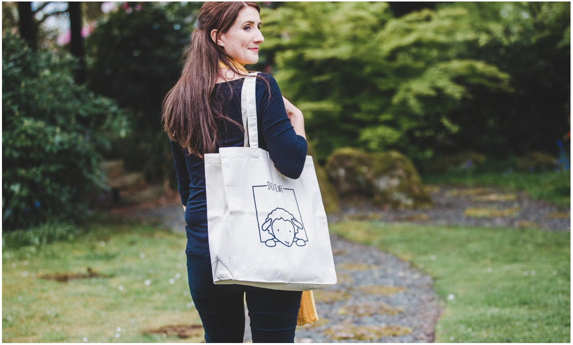 Canvas Tote by Dear Ewe