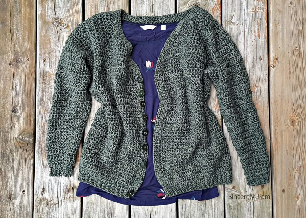 Morrison Cardigan Crochet pattern by Sincerely, Pam