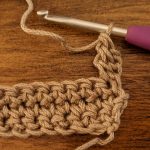 Linked Treble Crochet stitch tutorial by Sincerely Pam