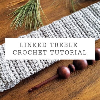 Linked Treble Crochet | Tutorial