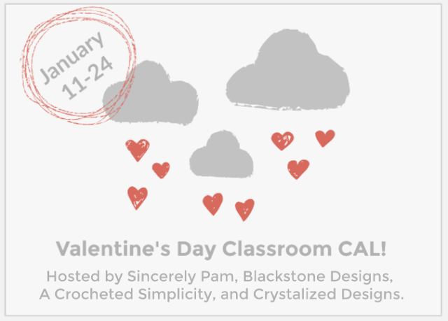 Valentine's Day Classroom Crochet Along, 2019!