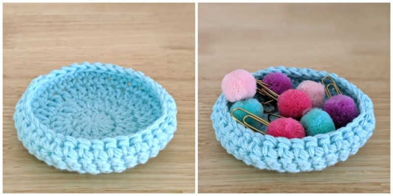 small bowl easy for beginner crochet