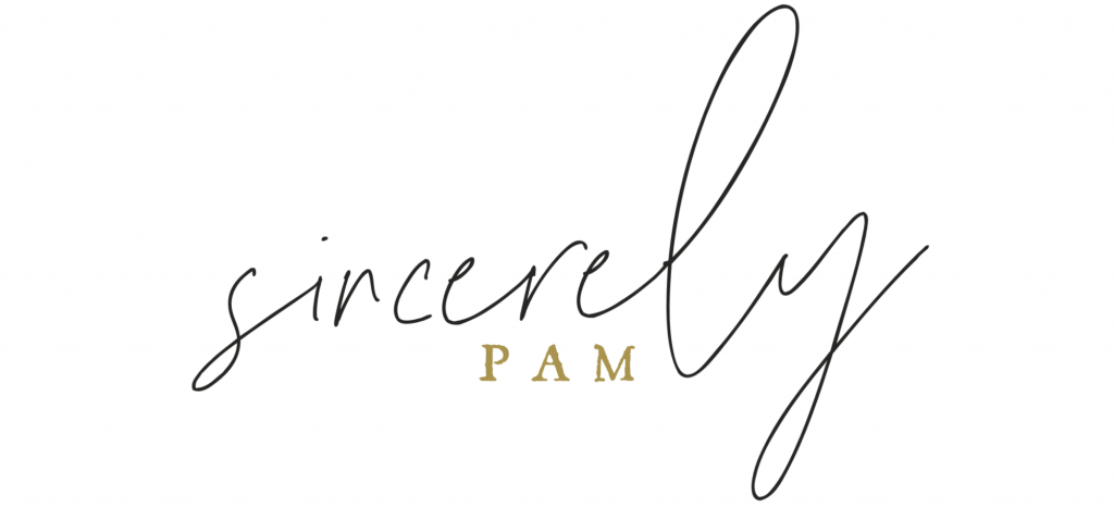 sincerely pam signature