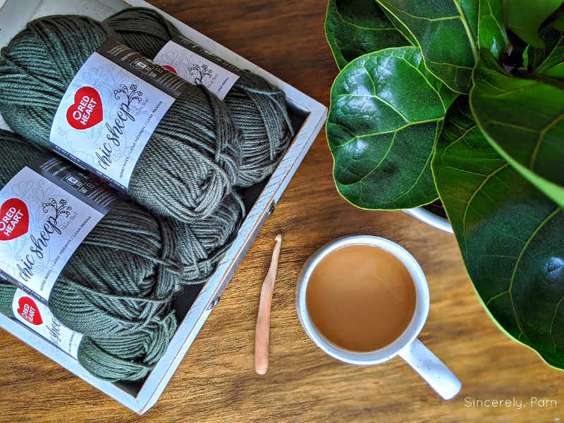 chic sheep yarn by marly bird for red heart yarns and yarnspirations