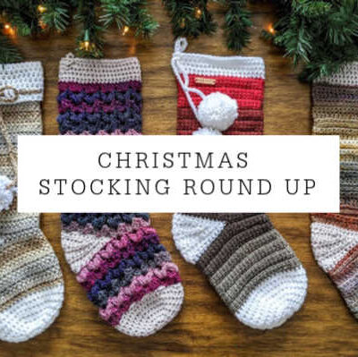 crochet christmas stocking pattern round up by sincerely pam