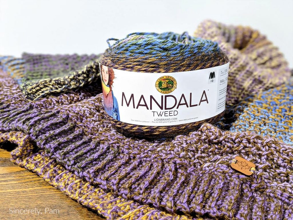 Lion Brand Mandala Tweed yarn review