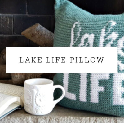 Lake Life Pillow Crochet Pattern