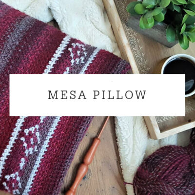 Mesa Pillow | Free Crochet Pattern