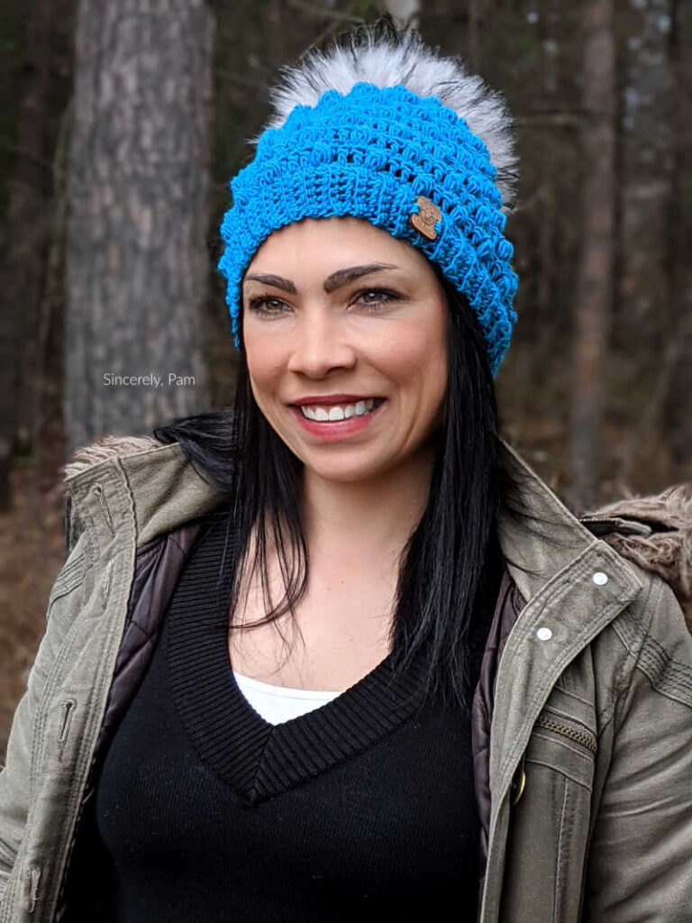 free elmview beanie crochet pattern by sincerely pam