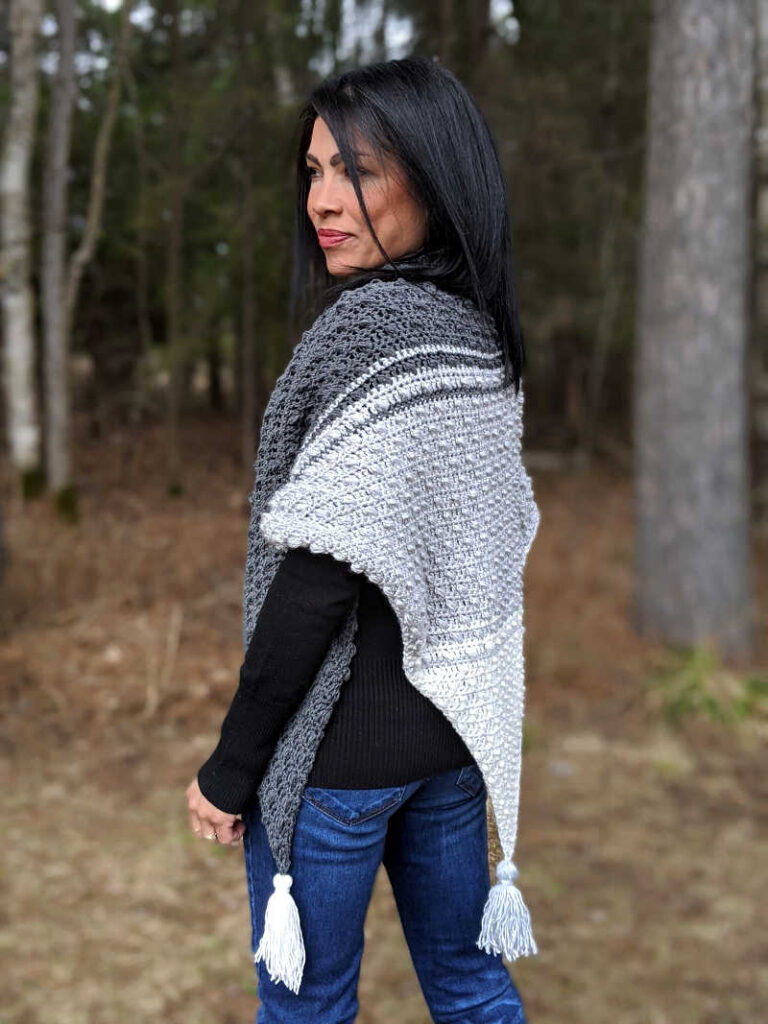 elmview shawl crochet pattern by sincerely pam