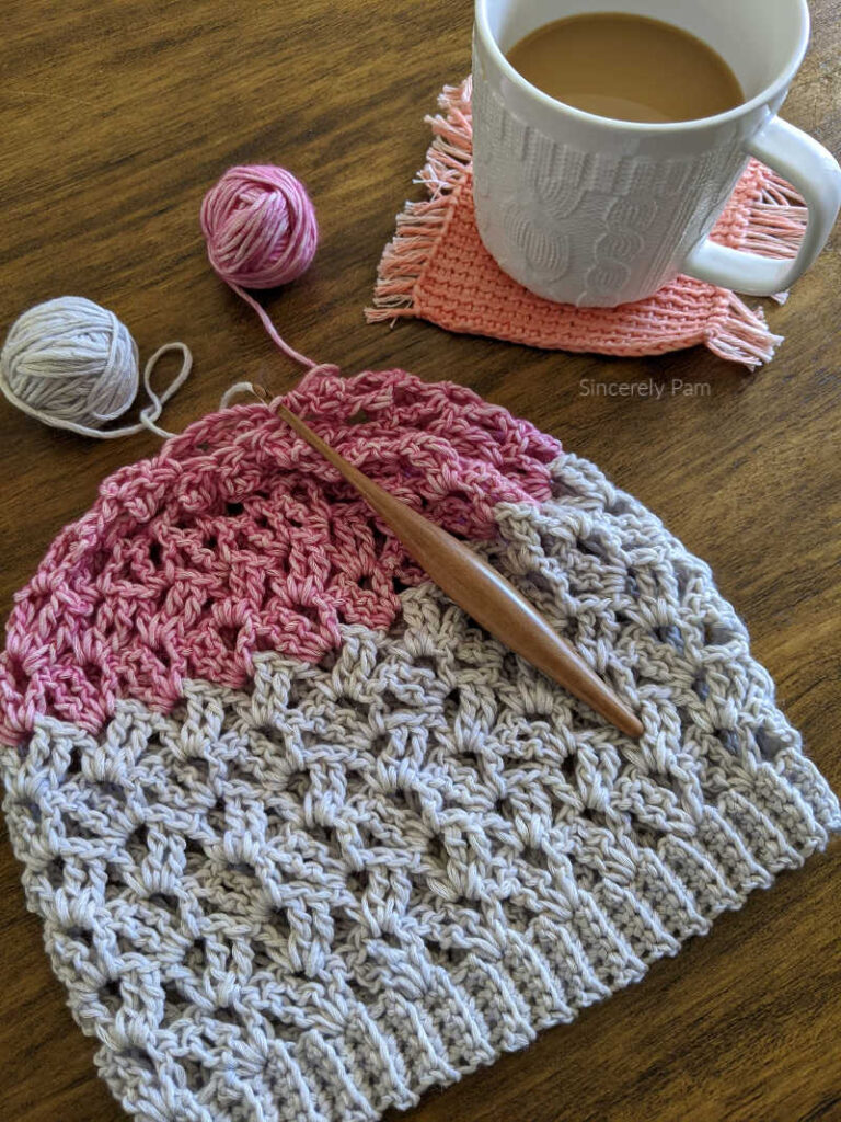 Marielle Slouch crochet pattern by Sincerely Pam