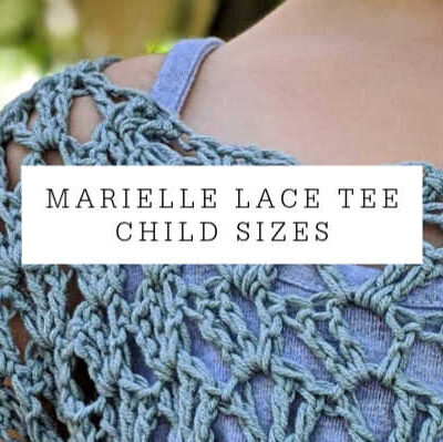 Marielle Lace Tee Child Sizes 2-12