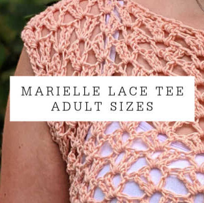 Marielle Lace Tee Adult Sizes XS-5X