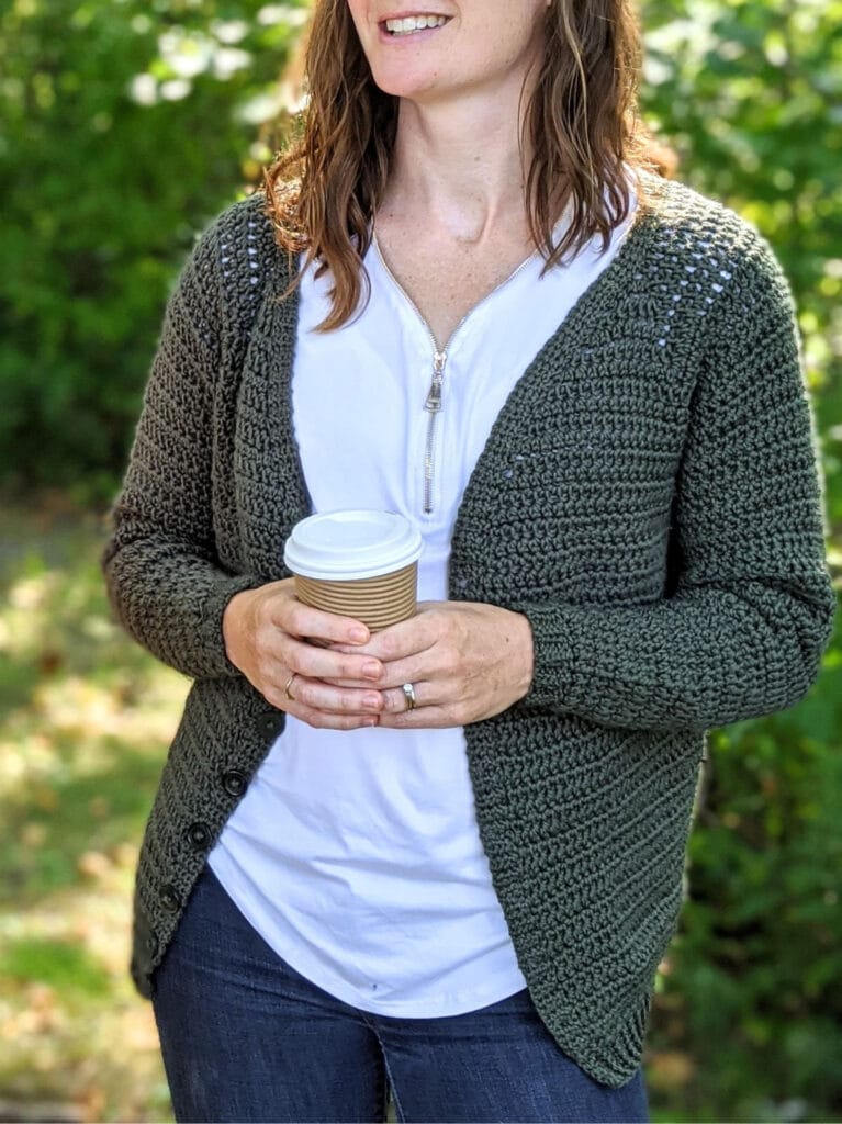 Morrison Cardigan premium crochet pattern by Sincerely Pam