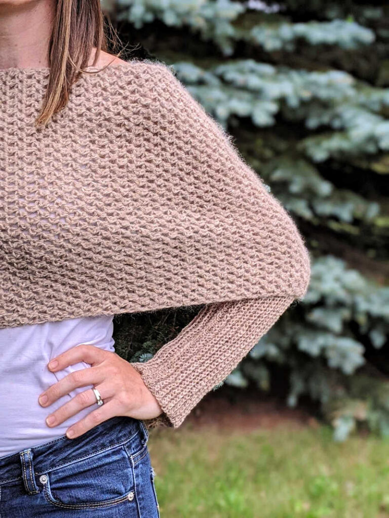 Vienna Convertible Shrug crochet pattern by sincerely pam