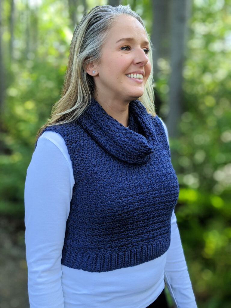 Bredele vest crochet pattern by sincerely pam